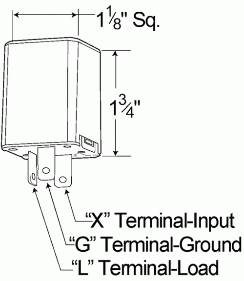 Grote 3 Pin Flashers North American (JSO) Pinout Amperage: 1 A to 20 A