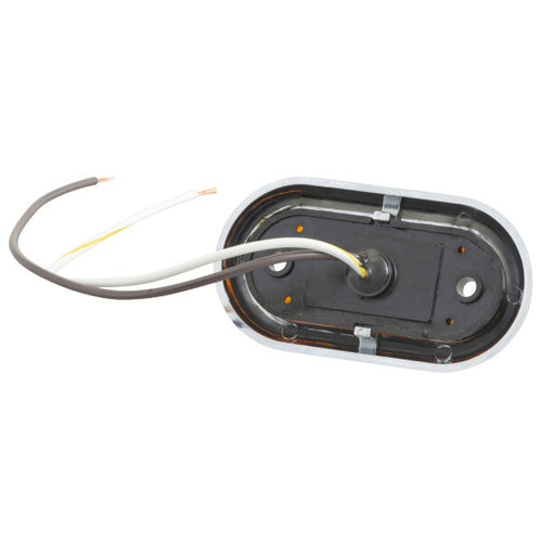 Amber 2 1/2" Oval LED Clearance Marker Lights