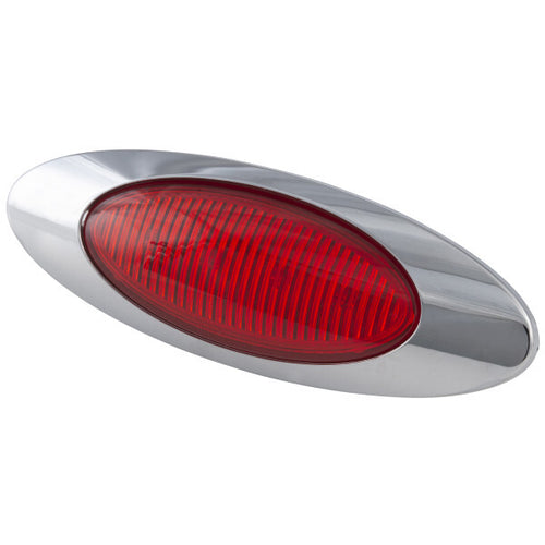 Grote M1 Series LED Clearance Marker Lights .180 Molded Bullet w/ Bezel