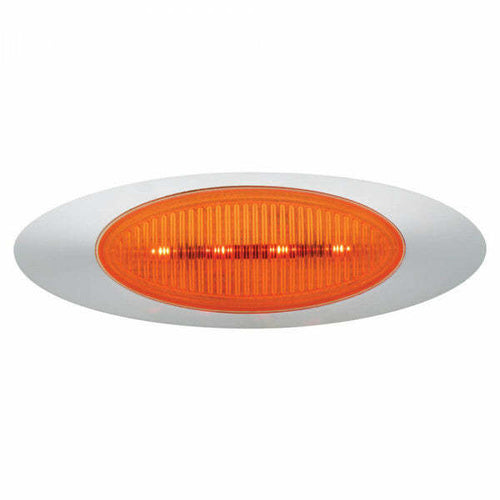 Grote Amber M1 Series LED Clearance Marker Lights .180 Molded Bullet w/ Bezel