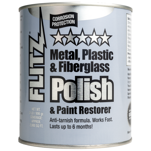 Flitz Paste Metal Polish also for Fiberglass, Plastic & Paint 2LB