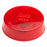 Grote Red 2 1/2" Round Clearance Marker Light Built-In Reflector, 12V