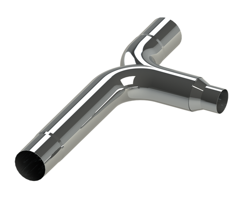 Lincoln Chrome 6" Large Diameter Y-Pipes