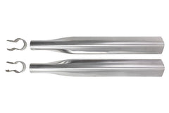 Tramec Sloan Triangle End Mounts, 2 Bracket Set, Stainless Steel