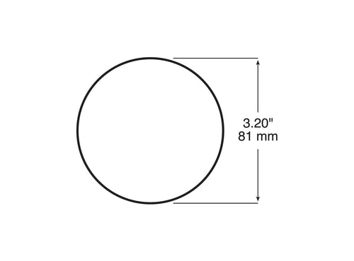 Peterson Round Quick-Mount Reflector Amber