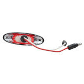 Grote Red, With Chrome Bezel MicroNova® LED Clearance Marker Lights