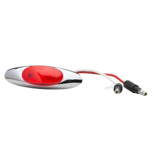 Grote Red, With Chrome Bezel MicroNova® LED Clearance Marker Lights