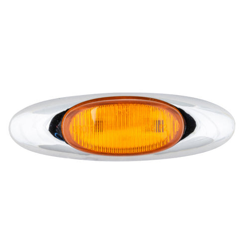 Grote Amber, With Chrome Bezel MicroNova® LED Clearance Marker Lights