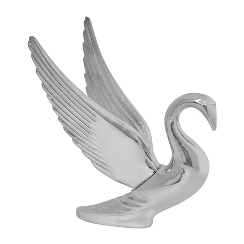 WindRider Chrome Swan Hood Ornament