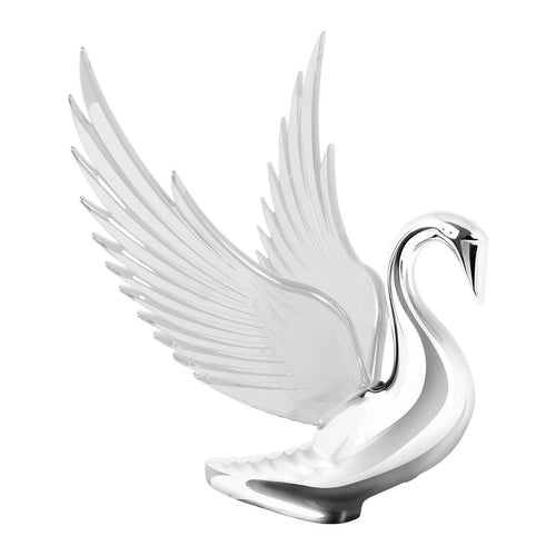 WindRider Chrome Swan Hood Ornament
