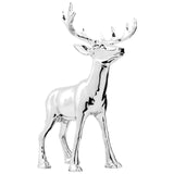 Chrome Buck Hood Ornament 7-1/16" L x 3-9/16" W x 7-1/2" H