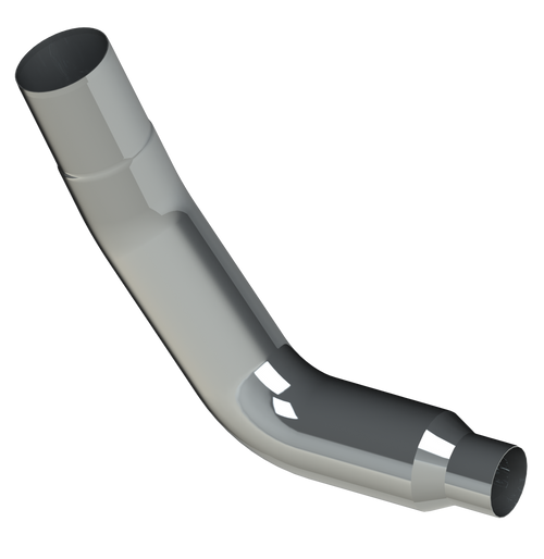 Lincoln Chrome 8” Multi-Bend Elbow Fits Kenworth W900 Driver Side Use On 40” Tool Box