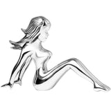 Grand General Chrome Sitting Lady Hood Ornament