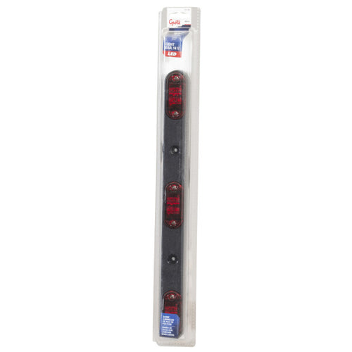 Red 2½" Oval LED Light Bars 14.9"