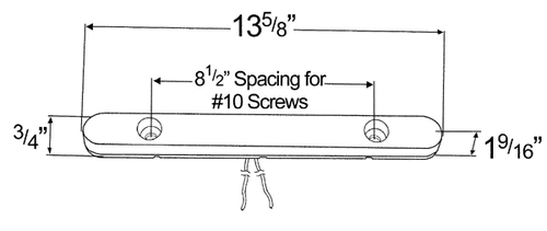 Grote Red 15" Thin-Line LED Light Bars