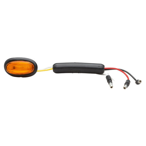 Amber Dual Intensity MicroNova® LED Clearance Marker Lights Slim-Line w/ Grommet