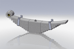Hendrickson Leaf Spring 10 Leaves 15,500 lbs. Capacity