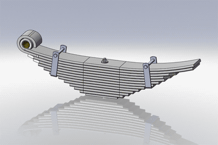 Hendrickson Leaf Spring 10 Leaves 15,500 lbs. Capacity