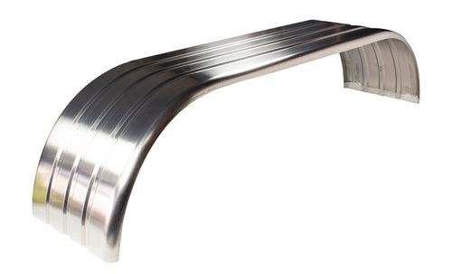 Merritt Full Fender Aluminum 105” X 24”H X 25”W Double Radius .090 Smooth 3 w/ Ribs (Pair)