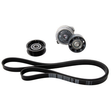 Dayco Heavy-Duty Serpentine Belt Kit Fits International, Kenworth, Volvo, 2003-2020 , 5500i, 5600i, 9900i, 9900ix, LoneStar, LT625, ProStar, T800, VNL, VNL 300, VNL 400, VNL 740, VNL 760, VNL 860, VT, Cummins ISX15 A/C, Liter 14.9