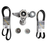Dayco Heavy-Duty Serpentine Belt Kit Fits Freightliner, Western Star, 2010-2019, 122SD, 4900EX, 4900FA, 4900SA, 5700XE, 6900XD, Cascadia, Coronado, Detroit Diesel DD15, DD16, Liter 14.8, 15.6