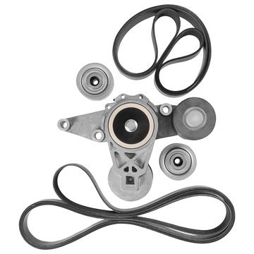 Dayco Heavy-Duty Serpentine Belt Kit Fits Freightliner, Western Star 2010-2019 114SD, 122SD, 4700SF, 4800SB, 4900FA, 4900SA, 5700XE, Cascadia, Coronado, M2 112 , Detroit Diesel DD13 Liter 12.8