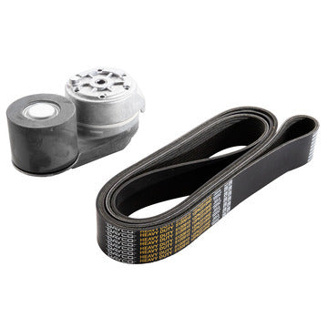 Dayco Heavy-Duty Serpentine Belt Kit Fits International, Kenworth, Volvo, 2003-2020, 5500i, 5600i, 9900i, 9900ix, LoneStar, LT625, ProStar, T800, VNL, VNL 300, VNL 400, VNL 740, VNL 760, VNL 860, VT, Cummins ISX15 Fan, Liter 14.9