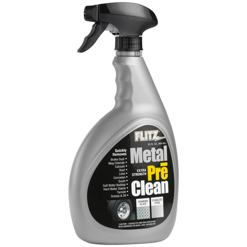 Metal PreClean; Industrial Strength - All Metals-Including Stainless Steel 946 ml / 32 oz Quart Spray Bottle