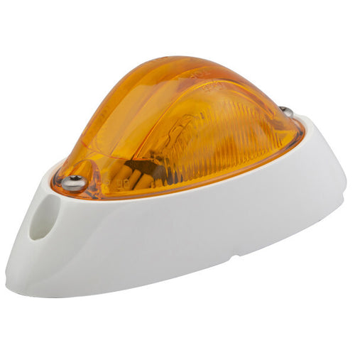Grote Small Aerodynamic Combination Marker Side Turn Light White Base