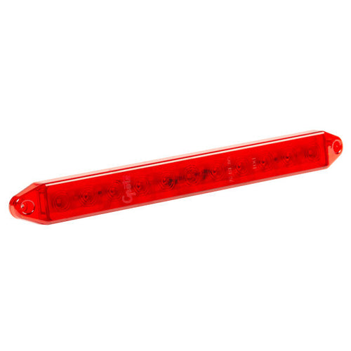 Grote LED Center Mount Stop Tail Turn Light Red, 11-LED Configuration Length: 15"