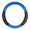 Matte blue Heavy Duty 18" Steering Wheel Covers in Deluxe Plus Series
