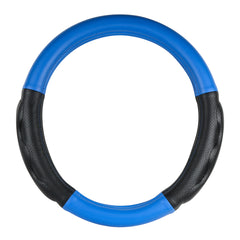 Matte blue Heavy Duty 18" Steering Wheel Covers in Deluxe Plus Series
