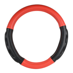 Matte Red Heavy Duty 18" Steering Wheel Covers in Deluxe Plus Series