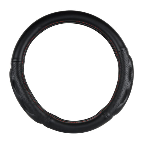 Matte Red Heavy Duty 18" Steering Wheel Covers in Deluxe Plus Series