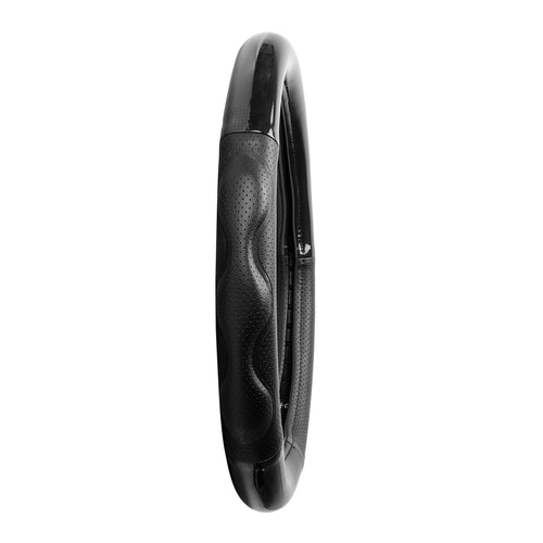 Black carbon Heavy Duty 18" Steering Wheel Covers in Deluxe Plus Series