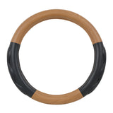 Heavy Duty 18" Steering Wheel Cover in Deluxe Plus Matte Natural Wood