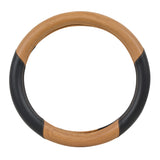 Heavy Duty 18" Steering Wheel Cover in Deluxe Matte Natural Light Wood