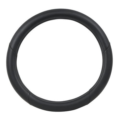 Heavy Duty 18" Steering Wheel Cover in Deluxe Matte Carbon Fiber