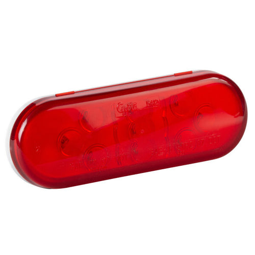 Grote SuperNova® 9-Diode Oval LED Stop Tail Turn Lights Hard Shell Connector, Red