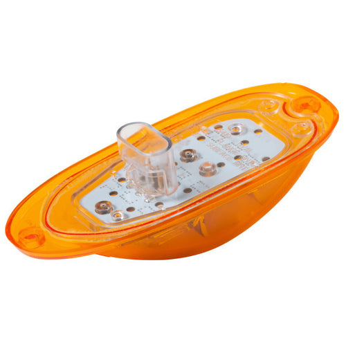 Grote Amber SuperNova® Oval LED Side Turn Marker Light Surface Mount, Hard Shell