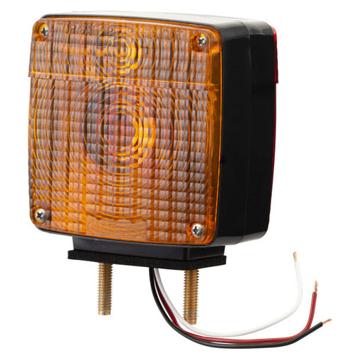 Grote Right Side Two-Stud Light W/ Pigtail Amber/Red