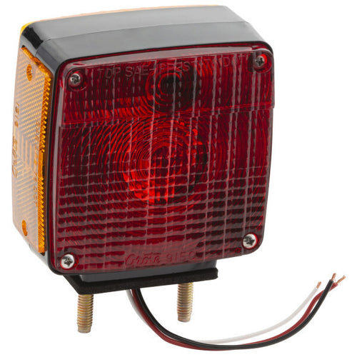 Grote Left Side Two-Stud Light W/ Pigtail Amber/Red