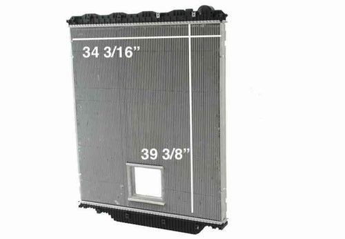 Radiator Plastic Tank Aluminum Core Fits Mack CHN, CHU, GU4, GU5, GU7, GU8, VAH, VHD,