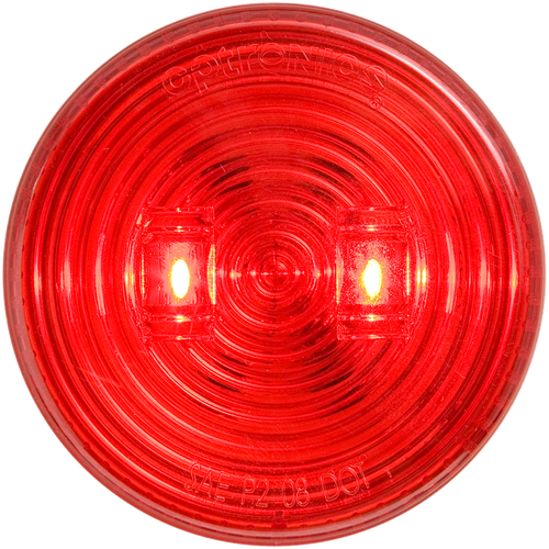 Red marker/clearance 2 Led  light 2.5" 12V