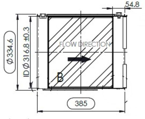 DPF Filter, Diesel Particulate exhaust system fits Cummins ISX