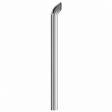 5" x 72" Curved Stack Top ID Chrome Exhaust