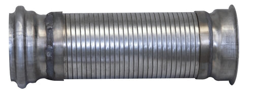 12.17" X  3 5/6" Exhaust Flex, D3S, Fits Peterbilt Stainless Steel