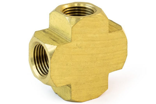 1/4" Pipe Fitting, Pipe Cross
