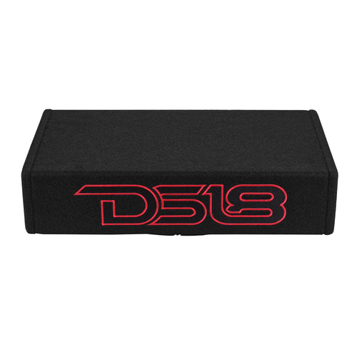 DS18 10” Amplified Shallow Subwoofer Enclosure for Pickup Trucks