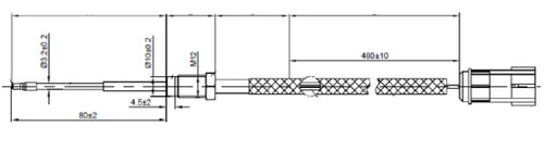 Dinex Temperature Sensor for International / Cummins